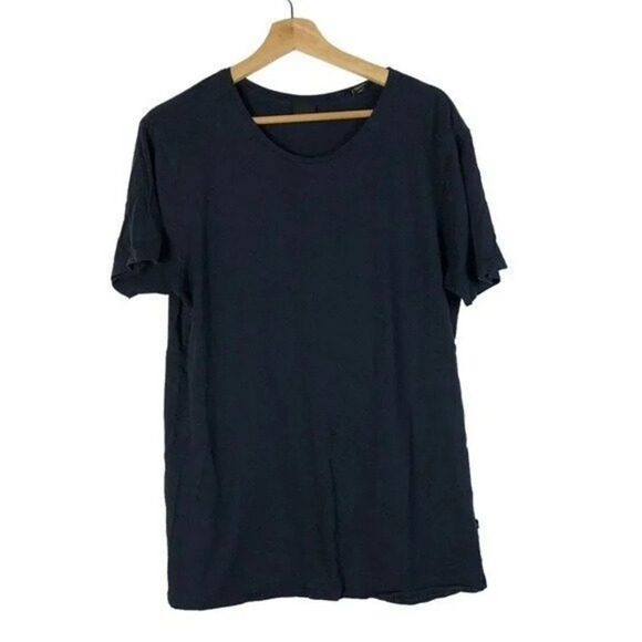 Scotch & Soda Navy Blue Crewneck Short Sleeve T-Shirt L - Picture 1 of 3